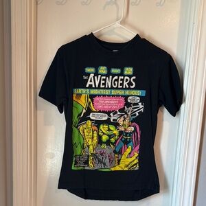 Marvel Black Avengers Short Sleeve Tee